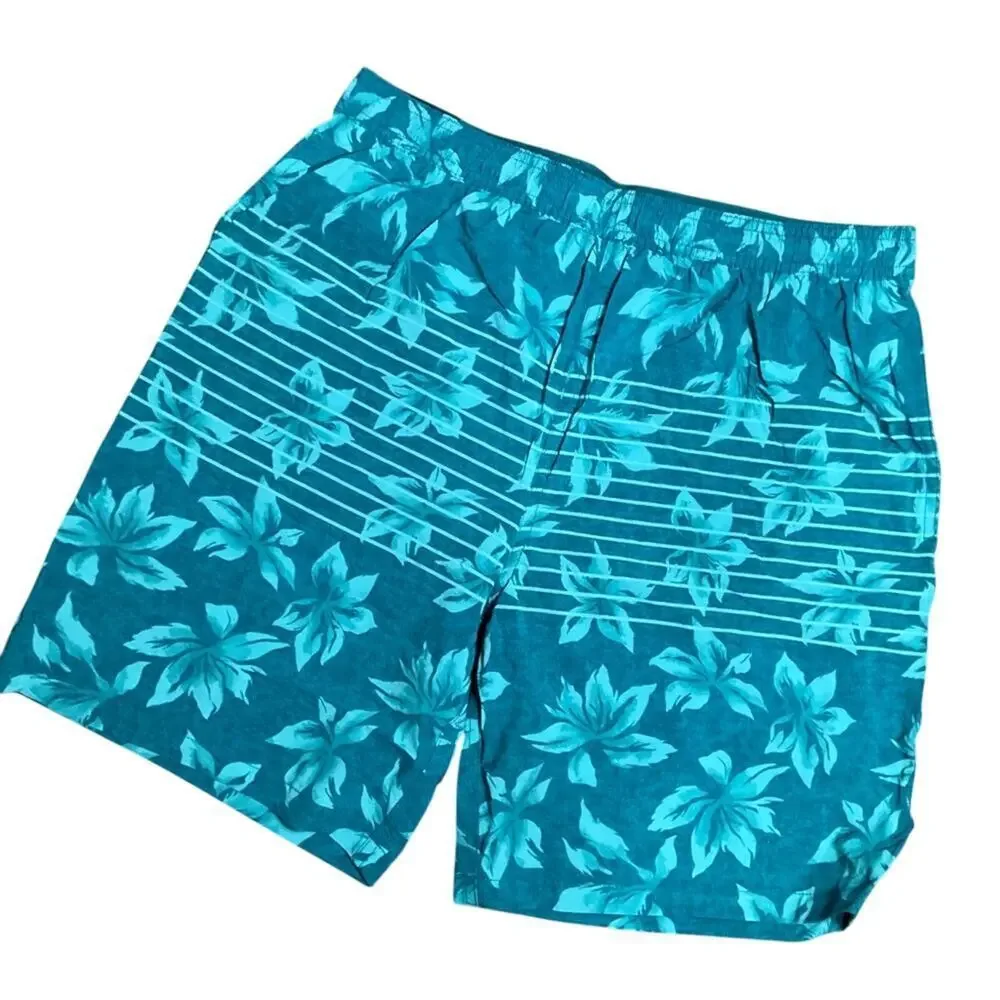 Kirkland Signature Mens Swim Shorts Green Size Large NWT